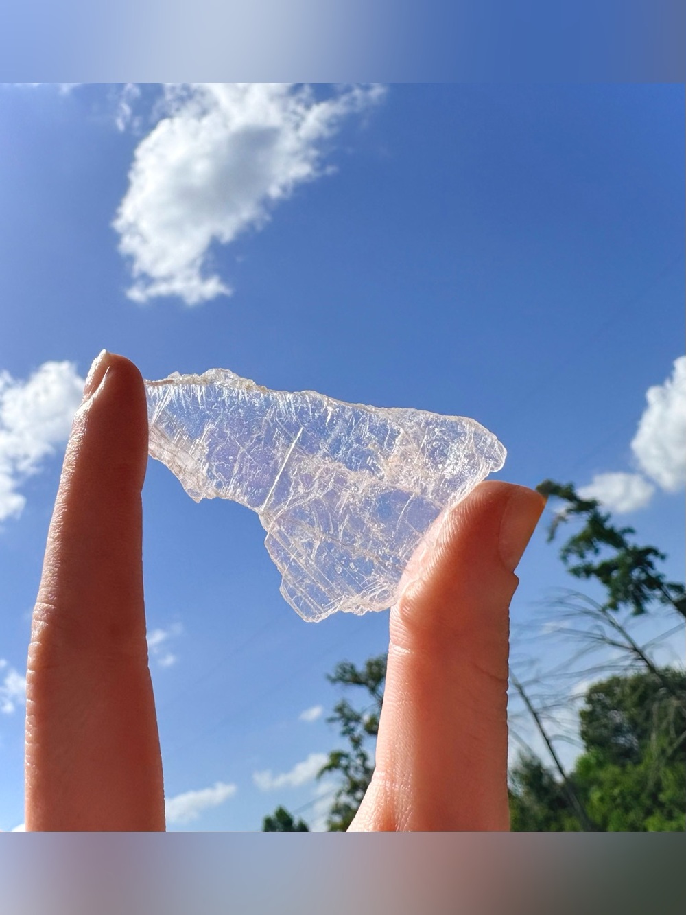 Clear Translucent Selenite Shard